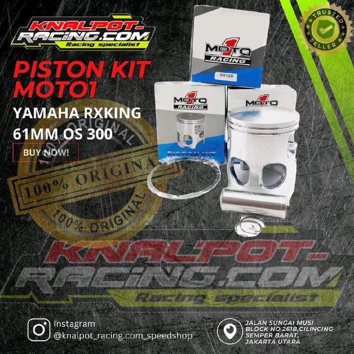 PISTON KIT MOTO1 YAMAHA RXKING 61MM OS 300