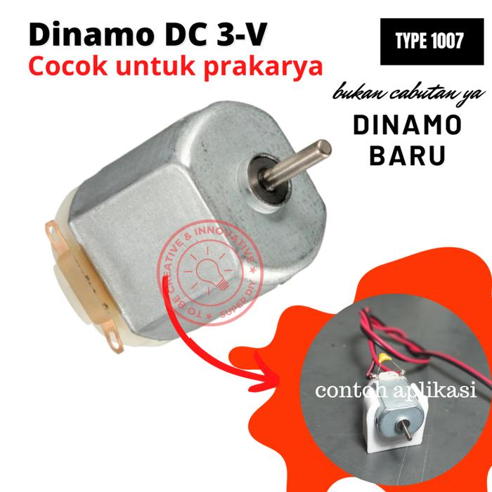 Dinamo dynamo Tamiya Dinamo Setan dinamo prakarya dinamo 3 volt