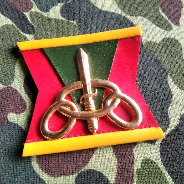 emblem baret yonif 733 masariku linud para  pin tentara jadul seroja timtim batalyon infanteri linta