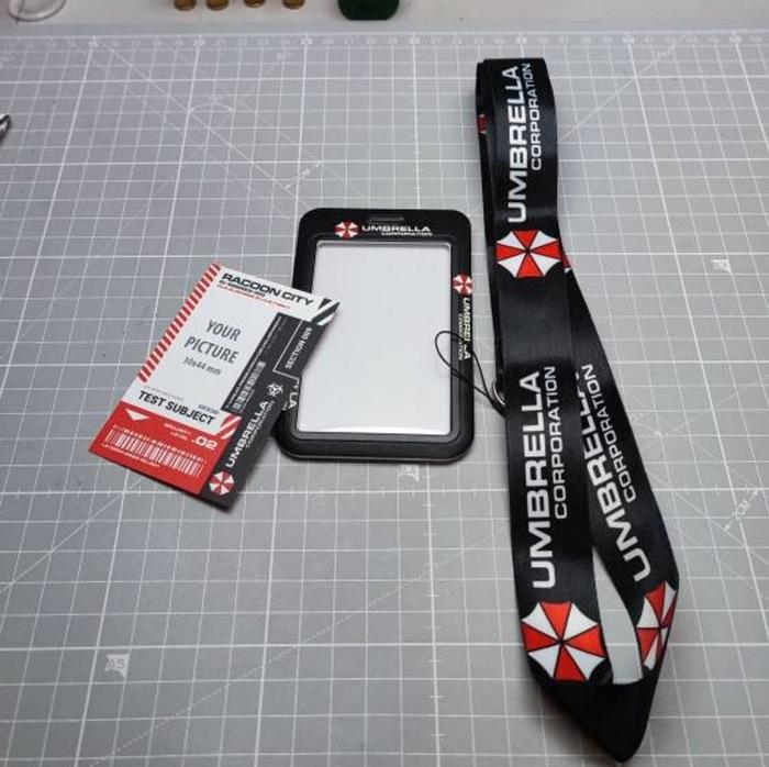 Double Sides Umbrella Lanyard & Card Holder By Umbrella Corporation Neck Strap Card ID Holders with 