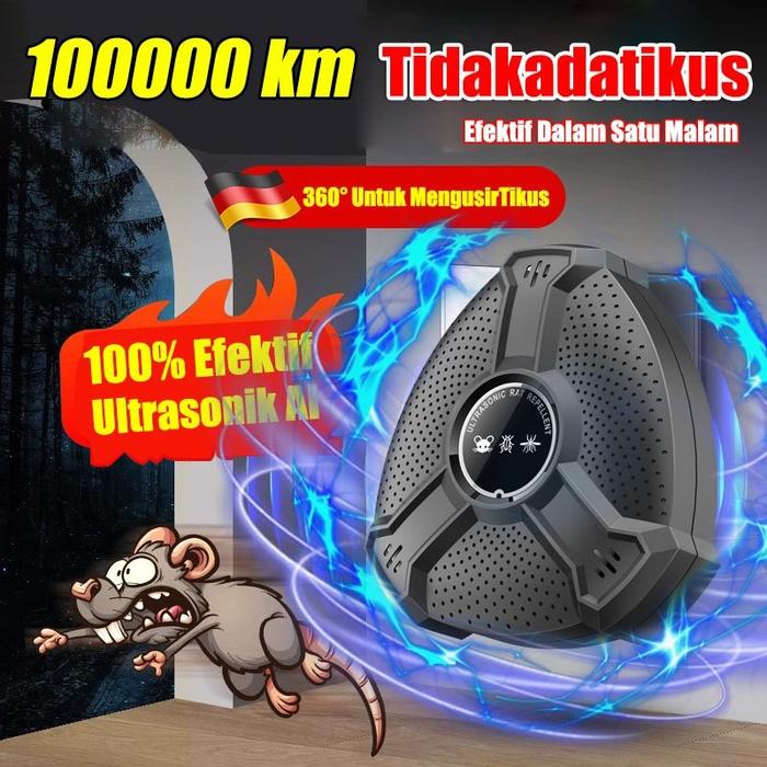 Pengusir Tikus Ultrasonik Anti Tikus Pengusir Tikus Ultrasonik Pengusir 4D Tidak Beracun Pengusir Ti