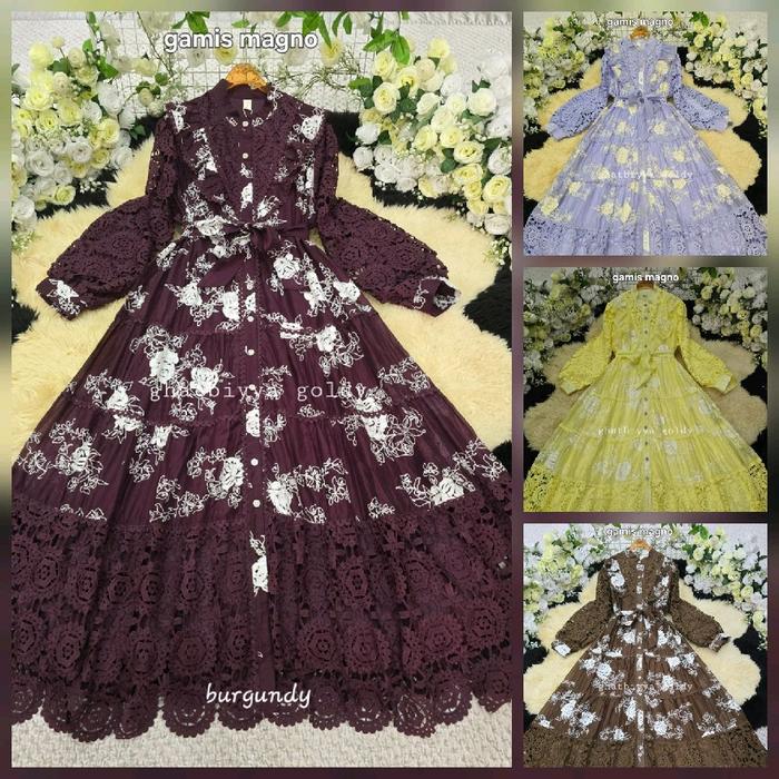 kacio butik by goldy gamis magno sutra bordir premium import