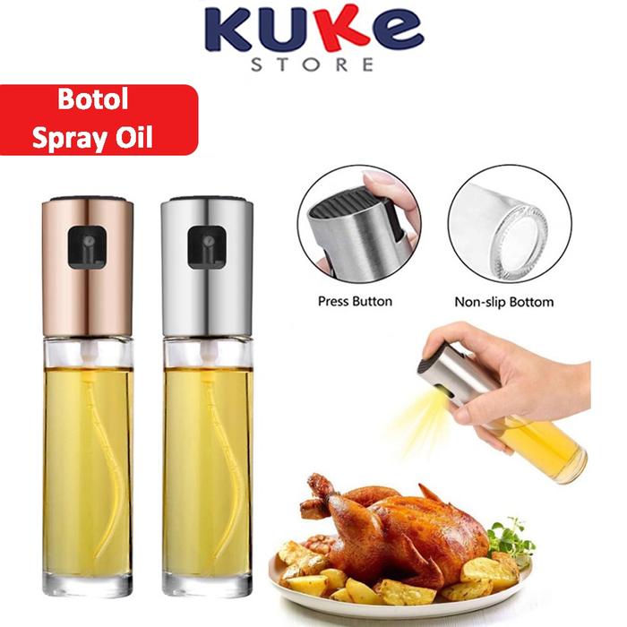 Kuke Botol Spray Kaca 100Ml/ Spray Oil Bottle / Botol Serbaguna Parfum