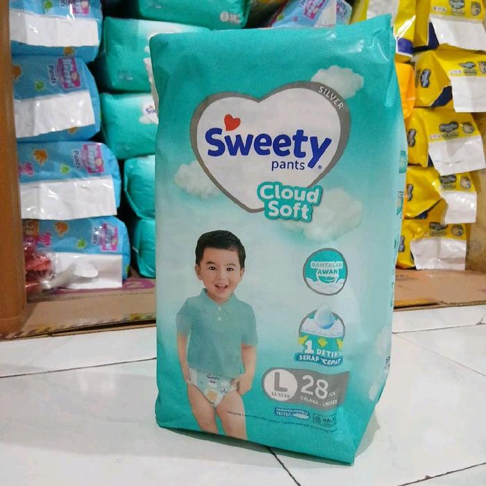 sweety silver L28 pants celana ukuran L isi 28pcs