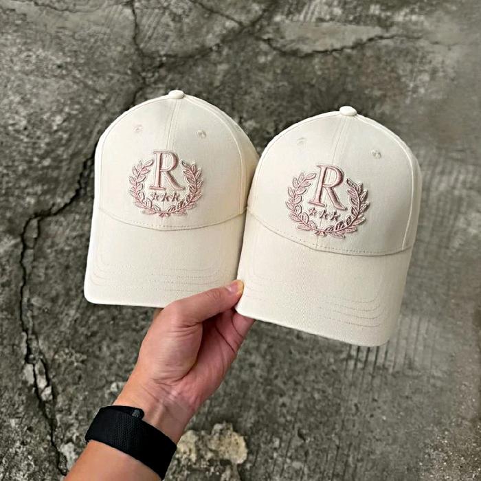 [TERMURAH 100% ORIGINAL RUCAS] RUCAS "CROWN" CREAM PINK CAP - RUCAS CROWN CREAM PINK CAP - RUCAS WEN