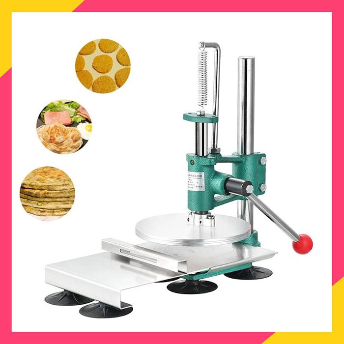 Terlaris, Manual Pizza DoughPress Machine 20cm Pizza Dough Flattening