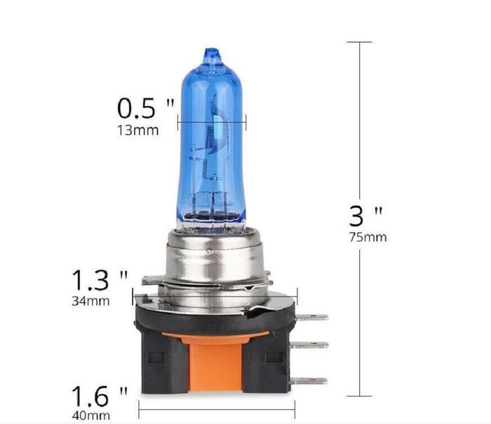 1x H15 6000K Lampu Halogen Putih 55W Lampu Mobil untuk Alfa Romeo 4C