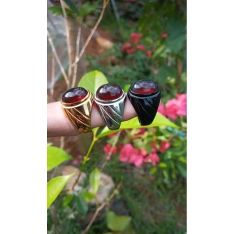 CINCIN BATU AKIK GETAH KATILAYU ASLI  ALAM/BUAT MANCING IKAN