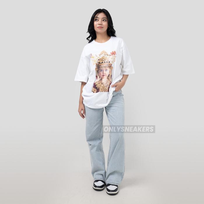 ADLV BALI GIRL BABY FACE WHITE TEE