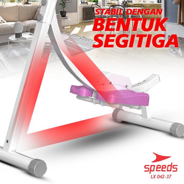 SPEEDS  AB Coaster Alat Olahraga Fitness Rumah  Ab Roller Abdominal 042-37