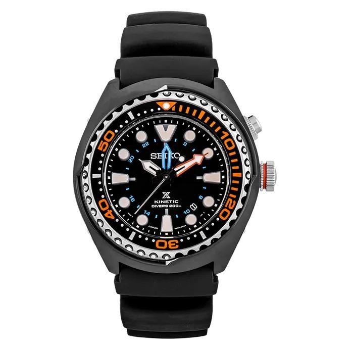 JAM TANGAN SEIKO PROSPEX SUN023P1 Kinetic GMT Divers 200M ORIGINAL JAM TANGAN PRIA