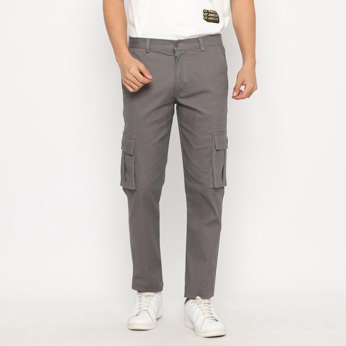 Eiger - E Male - Barnet Cargo Pants / Celana Cargo Panjang Pria Stretch Grey
