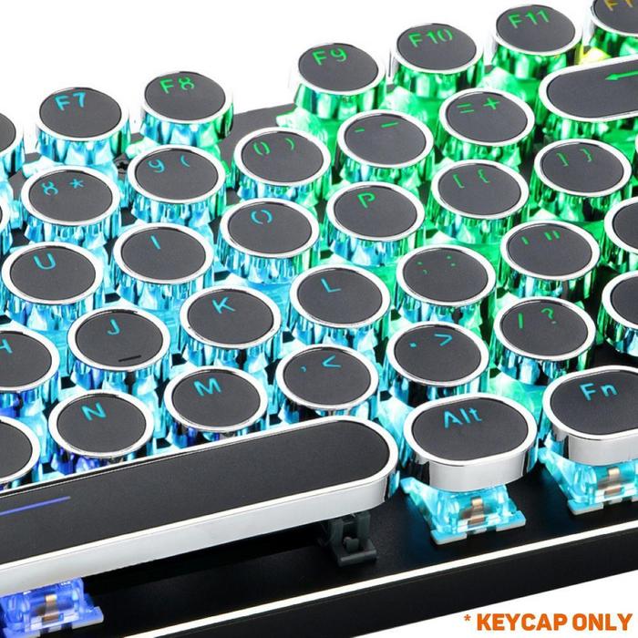 Keyboard Mekanik Game Keycap Punk Putih Keyboard Komputer