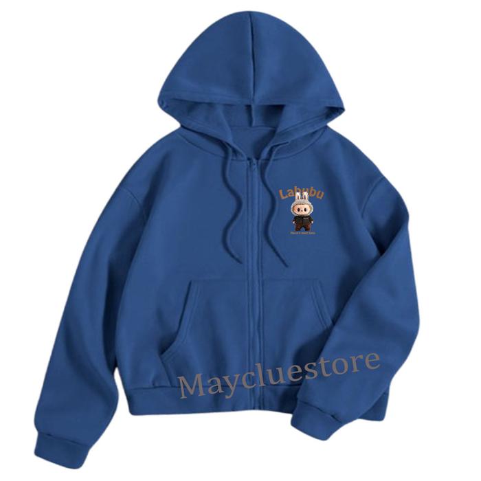 Jaket Hoodie Zipper labubo have a good time m l xl xxl 2xl 3xl 4xl jumbo zipper hodie resleting depa