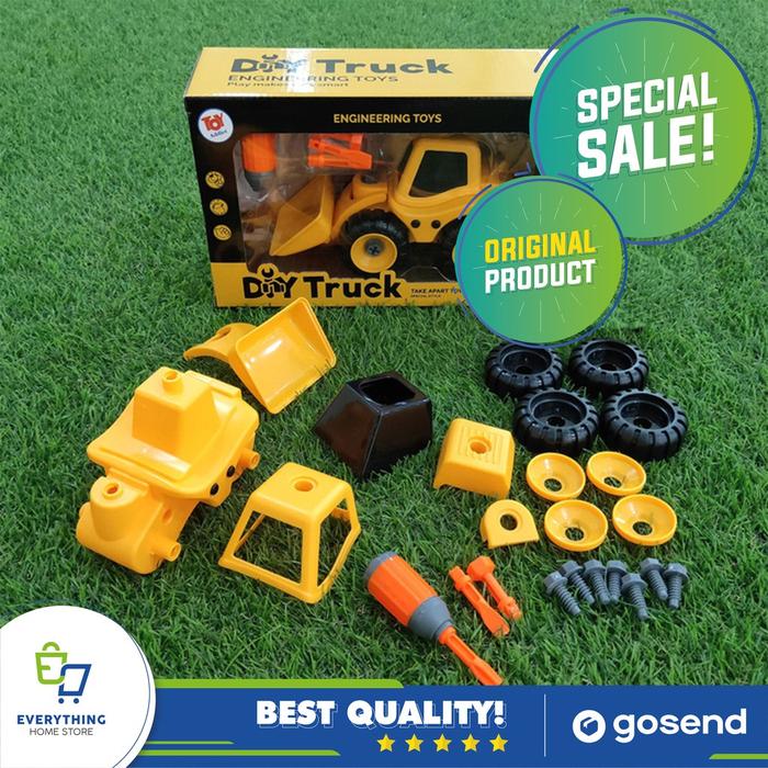 Contruction Car Education Front Loader ORIGINAL Mainan Edukasi Anak