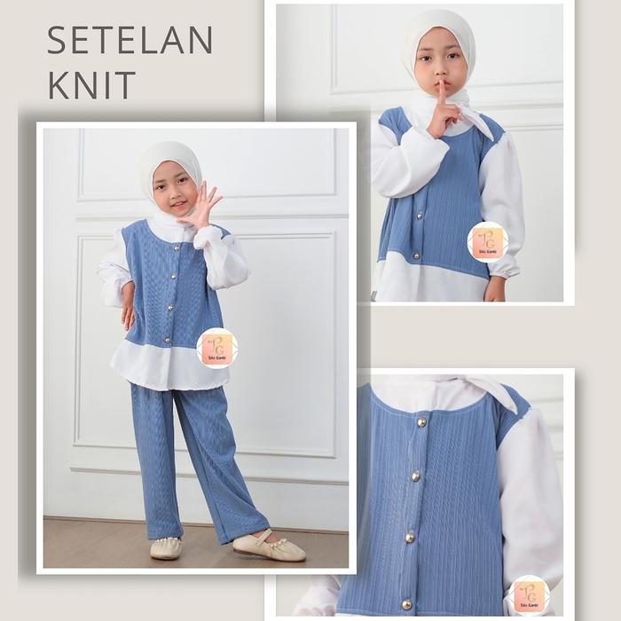 NEW Setelan Anak Perempuan Kekinian One Set Mewah Toko gamis Raina Kid