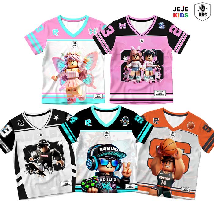 Jersey Anak Laki - Laki dan Perempuan ROBLOX SERIES 5.0
