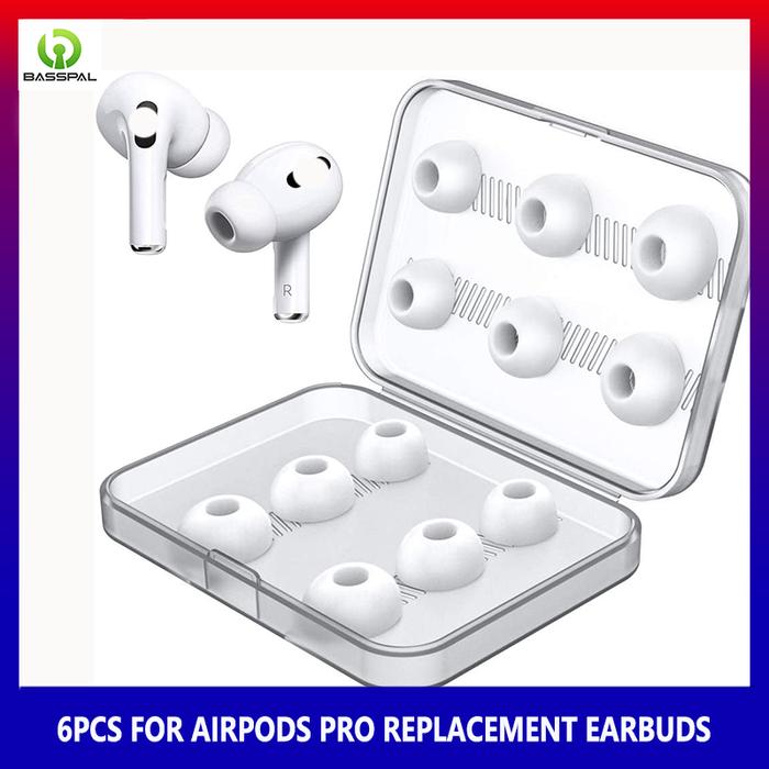 6 Pasang AirPods Pro Ujung Telinga Pengganti, untuk AirPods Pro,