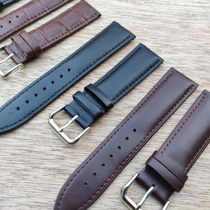 Tali Jam Tangan Kulit Rei Durham 9129 Black W252