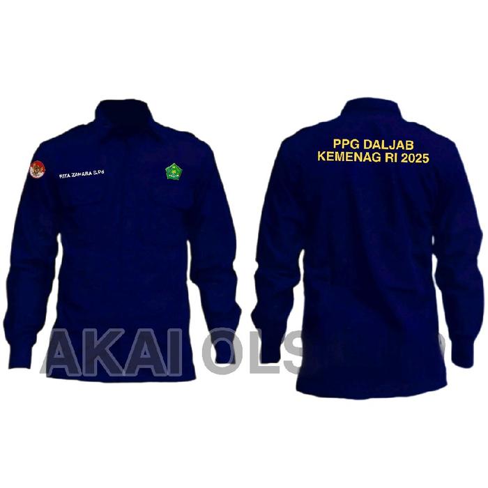 terbaru ppg daljab seragam daljab baju daljab kemeja ppg daljab 2025 ppg daljab 2025 Panjang Kerja P