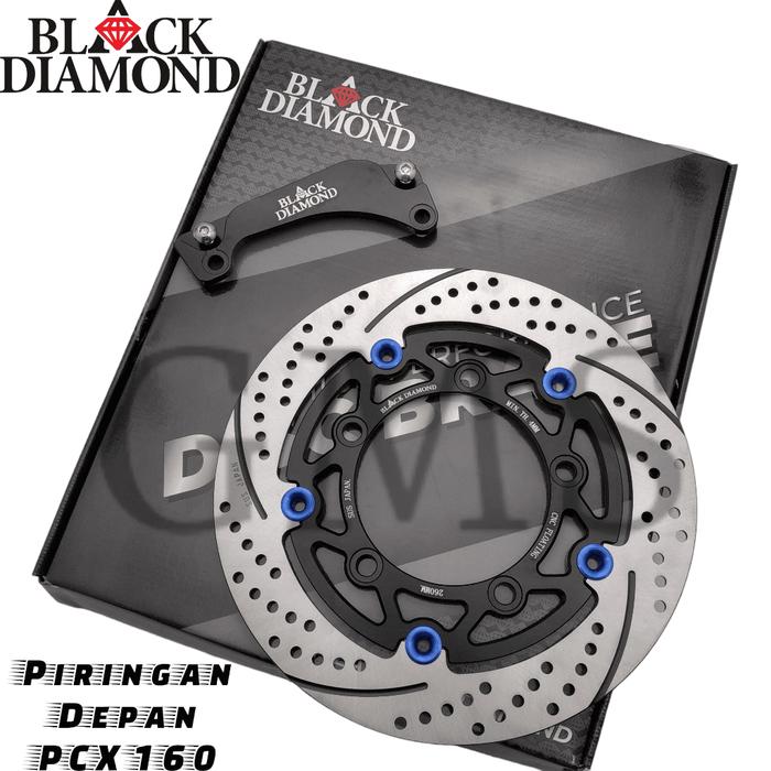 Dics Breke Piringan Depan Cakram PCX 160 / PCX 150 CBS Floating 260mm ORIGINAL Black Diamond SUS JAP