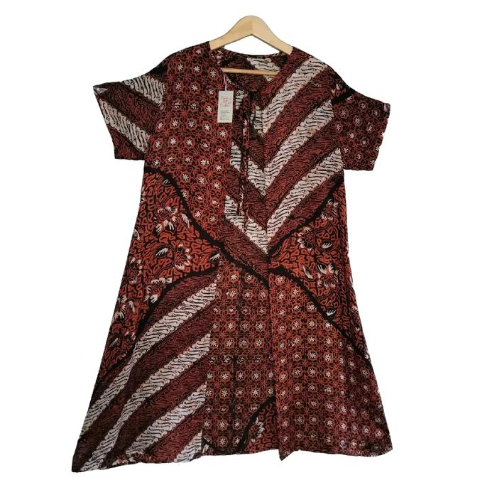 Outer cardigan Tali bahan viscose semi sutra motif pulauan khas Cirebon batik Fariza