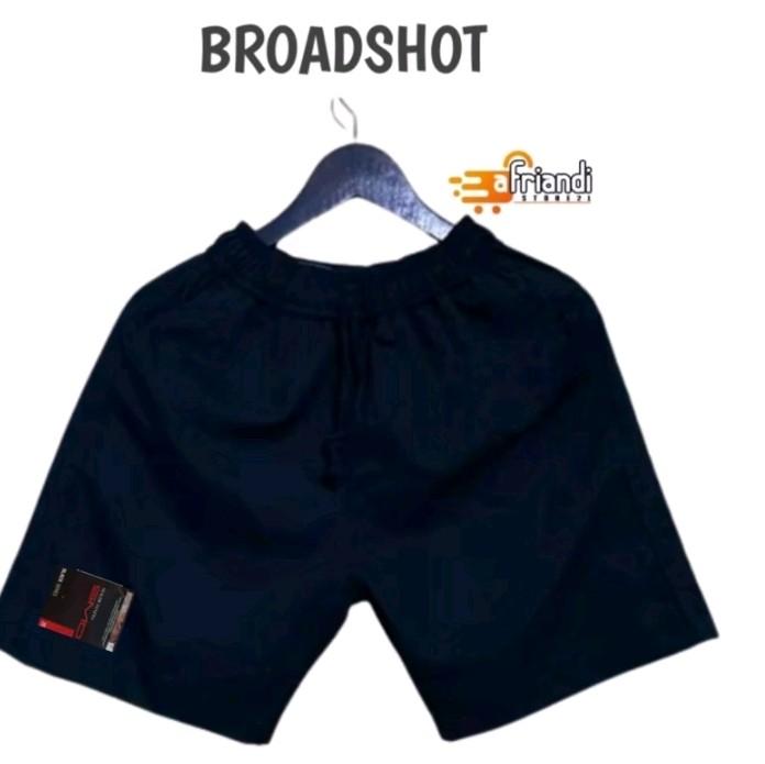 celana pria boardshot pendek Hitam keren