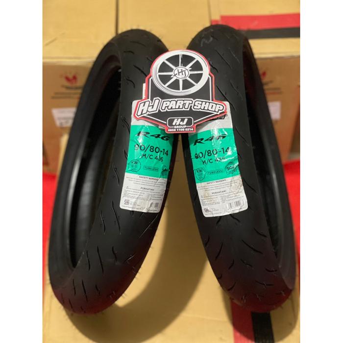 Ban Corsa R46 90/80 Ring 14 Soft Compound, Tubeless Paket Ban Corsa R46 Vario 125 / Vario 150 Corsa 