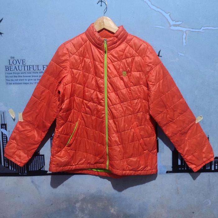 Jaket puffer outdoor ALL FOR YOU Orange