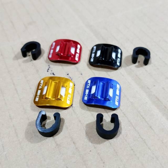 "Jual Produk pegangan kabel holder klip C kabel shifter rem sepeda lipat ''
