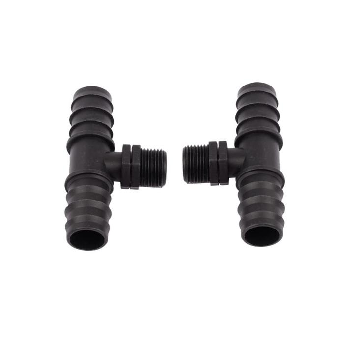 10pcs/set Konektor Tee / Tee Drat 16mmx1/2"×16mm Uniring 25x12mm Dan 25x16mm