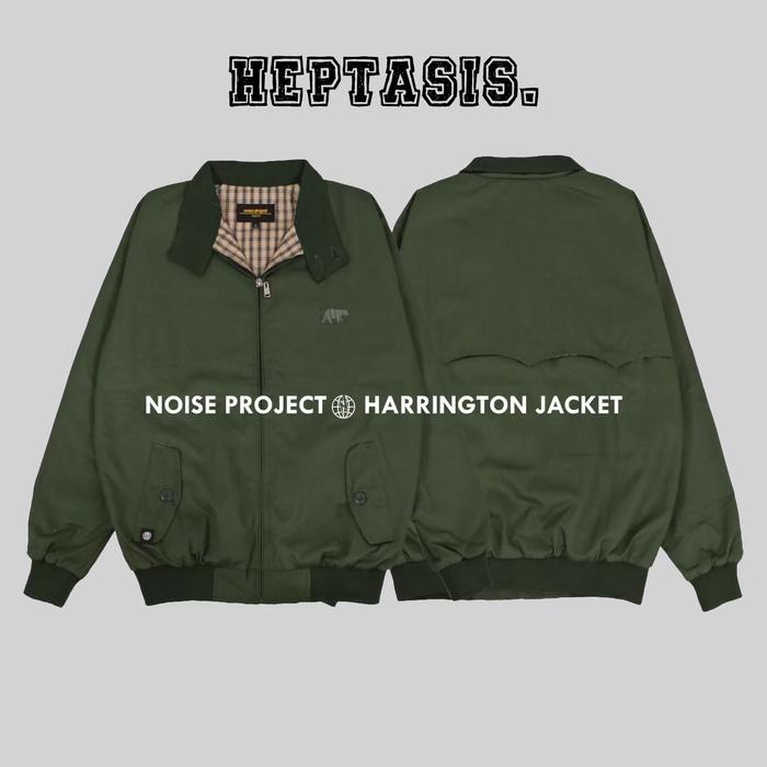 Harrington Jacket Brown - Jaket Harrington Jumbo Vintage Casual Pria