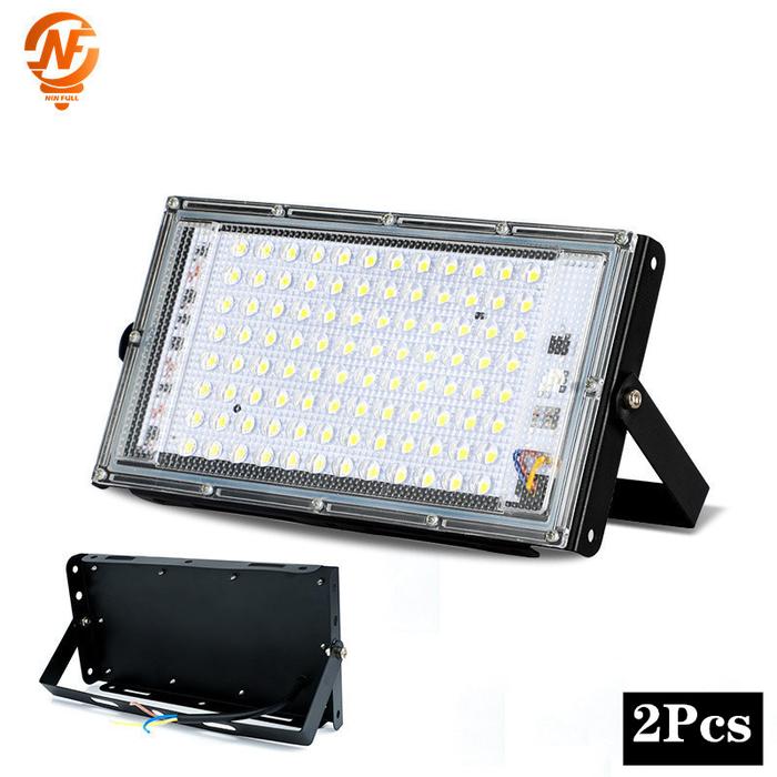 2pcs/lot Led Flood Light 50W 100W Waterproof IP65 Outdoor LED