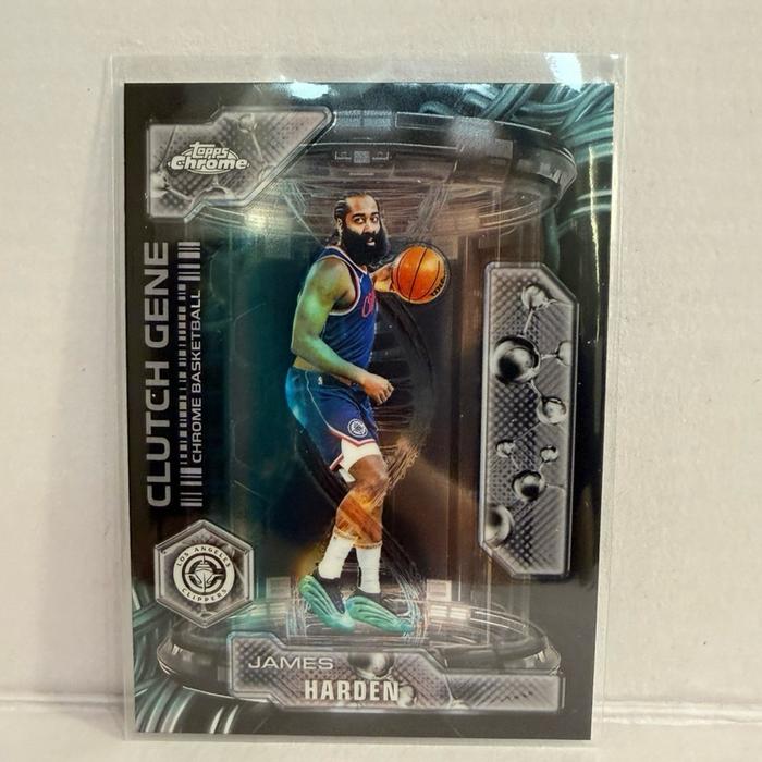 James Harden clutch gene topps chrome 2025