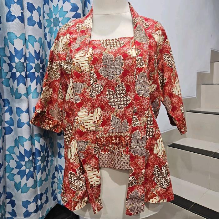 Preloved Atasan Kutubaru Batik Like New