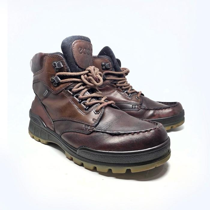 Size 44 | ECCO Goretex Sepatu Boot Moctoe Kulit Outdoor Riding Made Slovakia