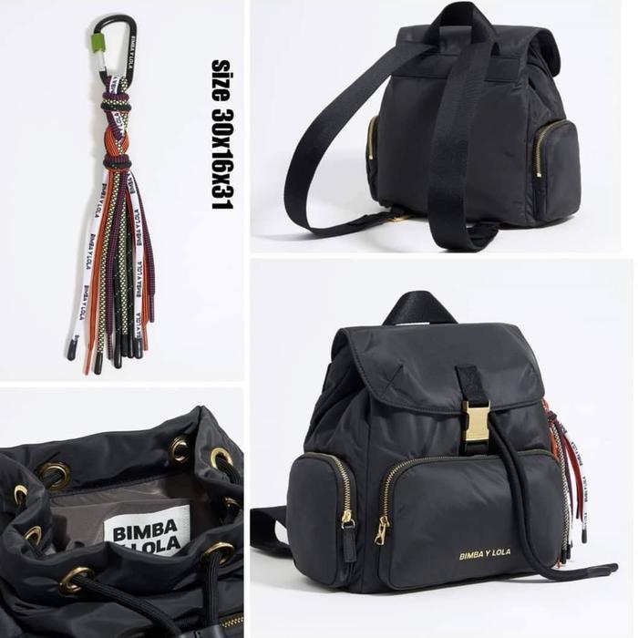 Bimb@ Y Lola Black Backpack Authentic
