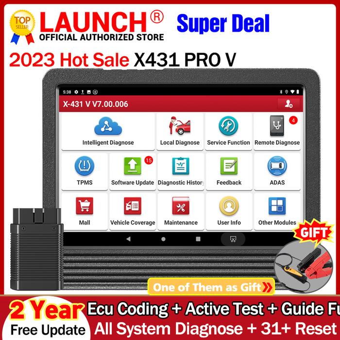 Terlaris, Launch X431 PRO V V4.0 Alat Diagnostik Otomotif Sistem