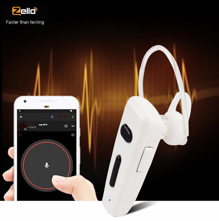 Baru PTT Nirkabel Bluetooth Speaker Mikrofon Headset Zello PTT