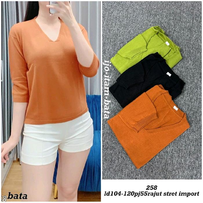 258J ATASAN RAJUT STREET IMPORT