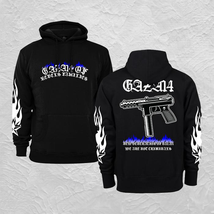 HOODIE GAZA14 OF REBELS FAMILIES HOODIE GAZA TERBARU TEBAL DAN ADEM