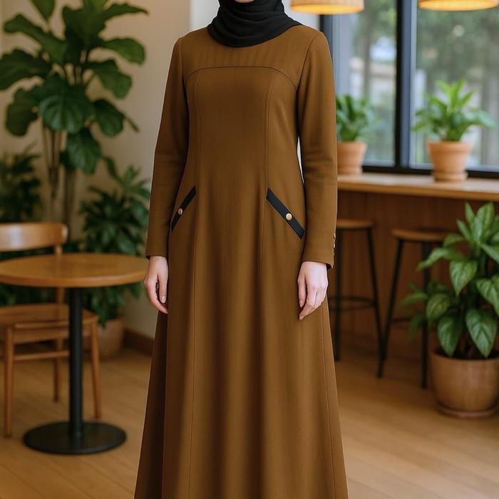 Kaira Kondangan Syari Pesta Dress Gamis Muslim Wanita Dewasa Remaja