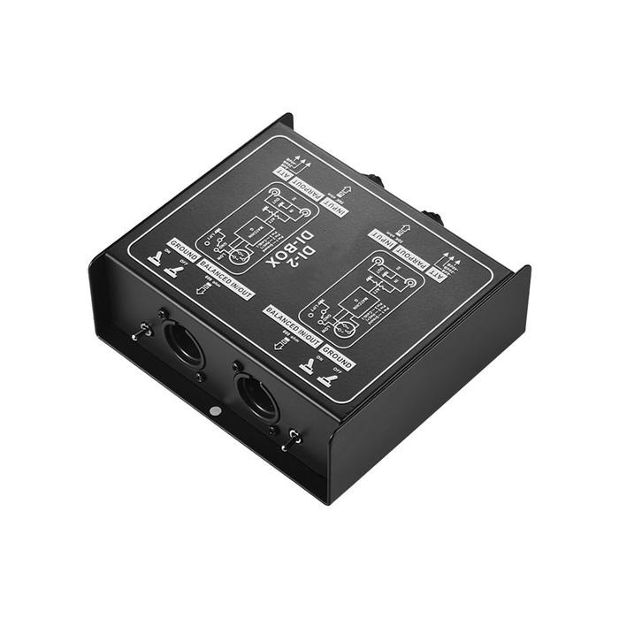 DI-2 Audio Isolator Passive Audio DI Box Audio Noise Canceller Guitar