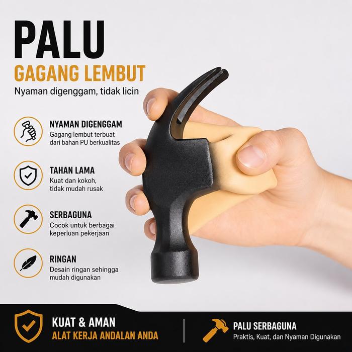 MAINAN PRANK COSPLAY HALLOWEN PALU/KAPAK PALSU BAHAN PU MIRIP ASLI EVEN KONTEN HIBURAN