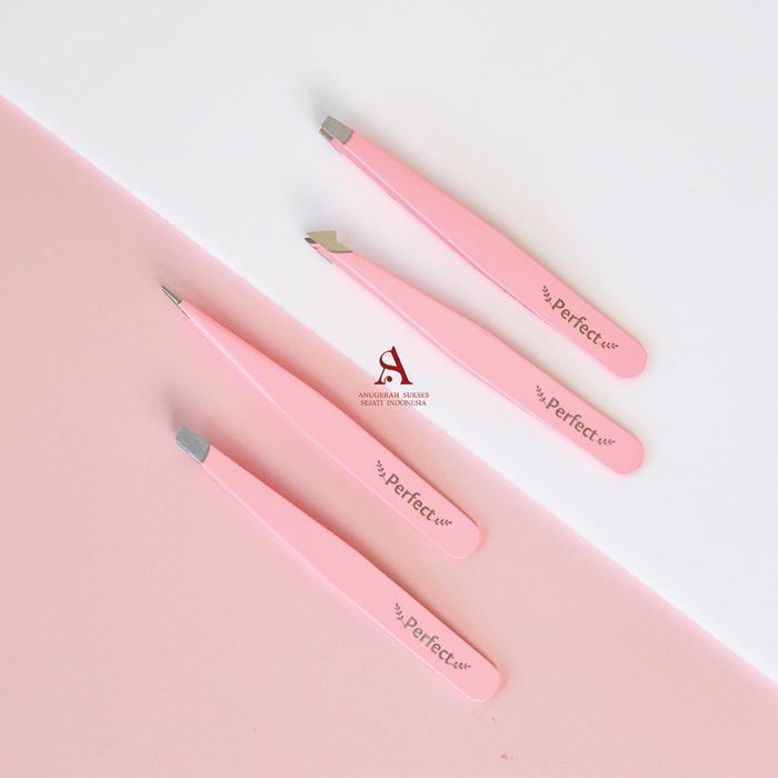 Pinset Pencabut Bulu Alis Mata Ketiak Hidung Tweezer Stainless Steel