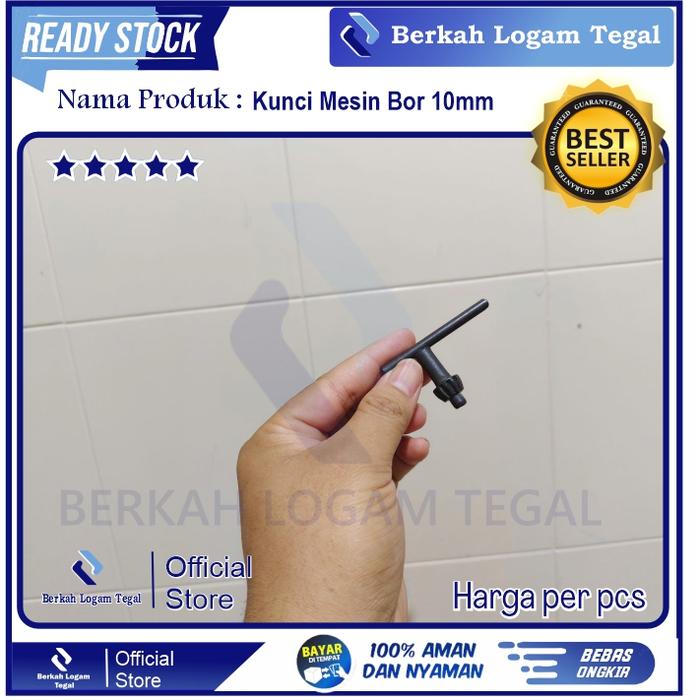 Kunci Bor 10mm / Kunci Mesin Bor 10 mm