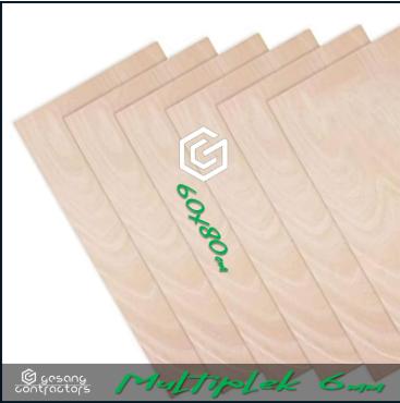 Triplek 6mm 60x80 cm ( Multiplek 6mm | 6 mm | 60x80cm | 80x60cm | 80x60 | 60 x 80 cm )