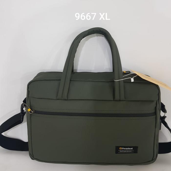 President Tas Selempang Kerja Kantor Briefcase Pria