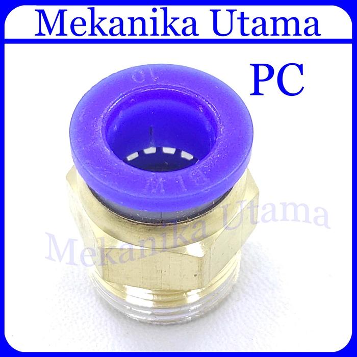 PC08-02  PC10-02  PC06-02  PC08-01  dll Nepel Angin Pneumatik Pneumatic Push in Fitting PC