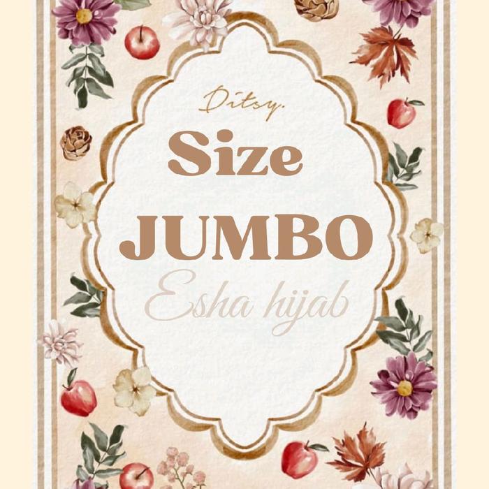 GAMIS DITSY EDISI TERBARU JUMBO XXL DAN XXXL